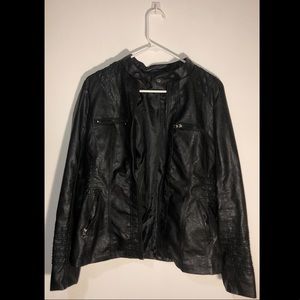 Faux Leather Jacket(PERFECT condition)